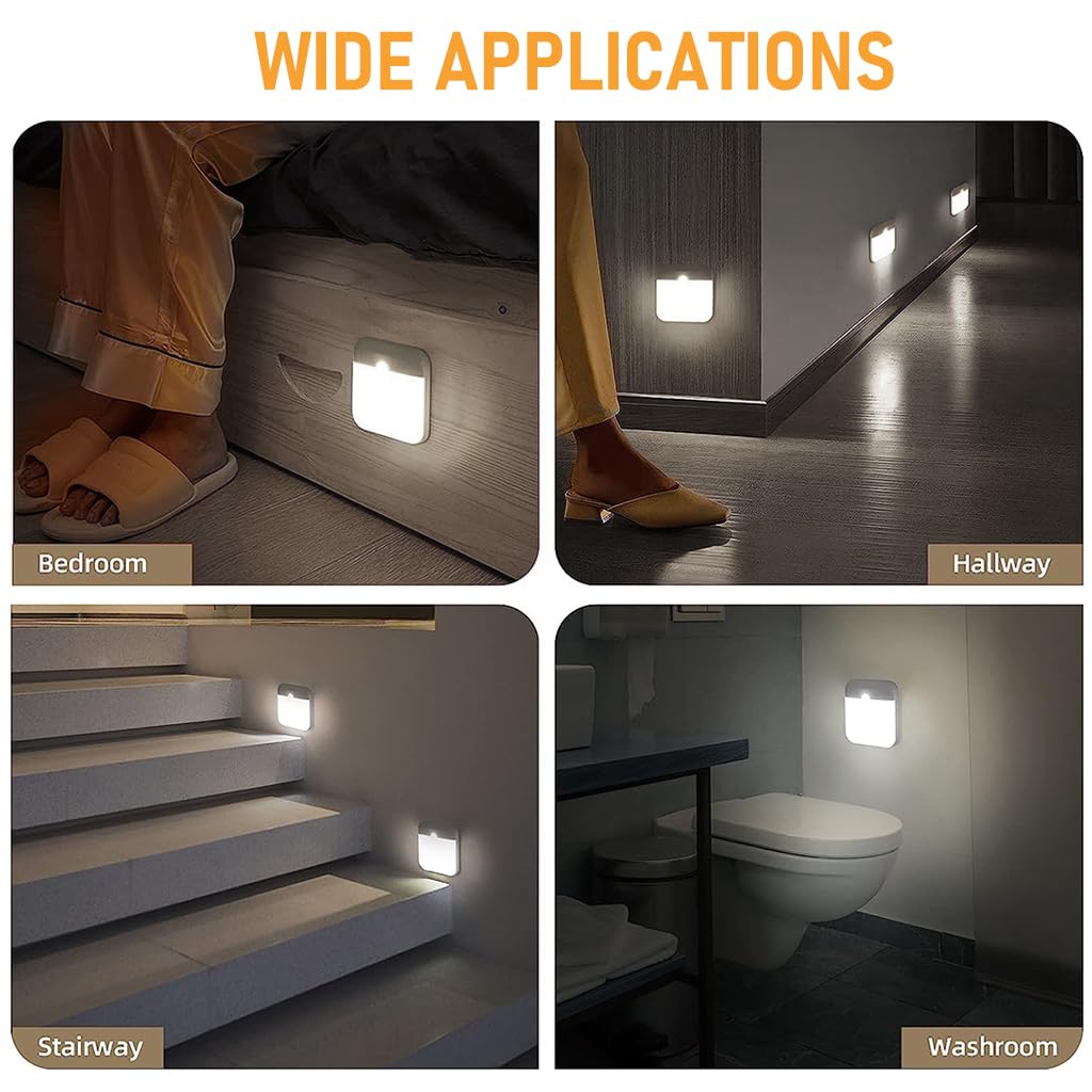 ELEPHANTBOAT Motion Sensor Light for Home Magnet Wall Mounted Cabinet Light with 2 Modes USB Rechargeable LED Night Light Under Cabinet Lights for Kitchen, Travel, Room, Office, Bedroom, Wardrobe ELEPHANTBOAT Motion Sensor Light for Home Magnet Wall Mounted Cabinet Light with 2 Modes USB Rechargeable LED Night Light Under Cabinet Lights for Kitchen, Travel, Room, Office, Bedroom, Wardrobe